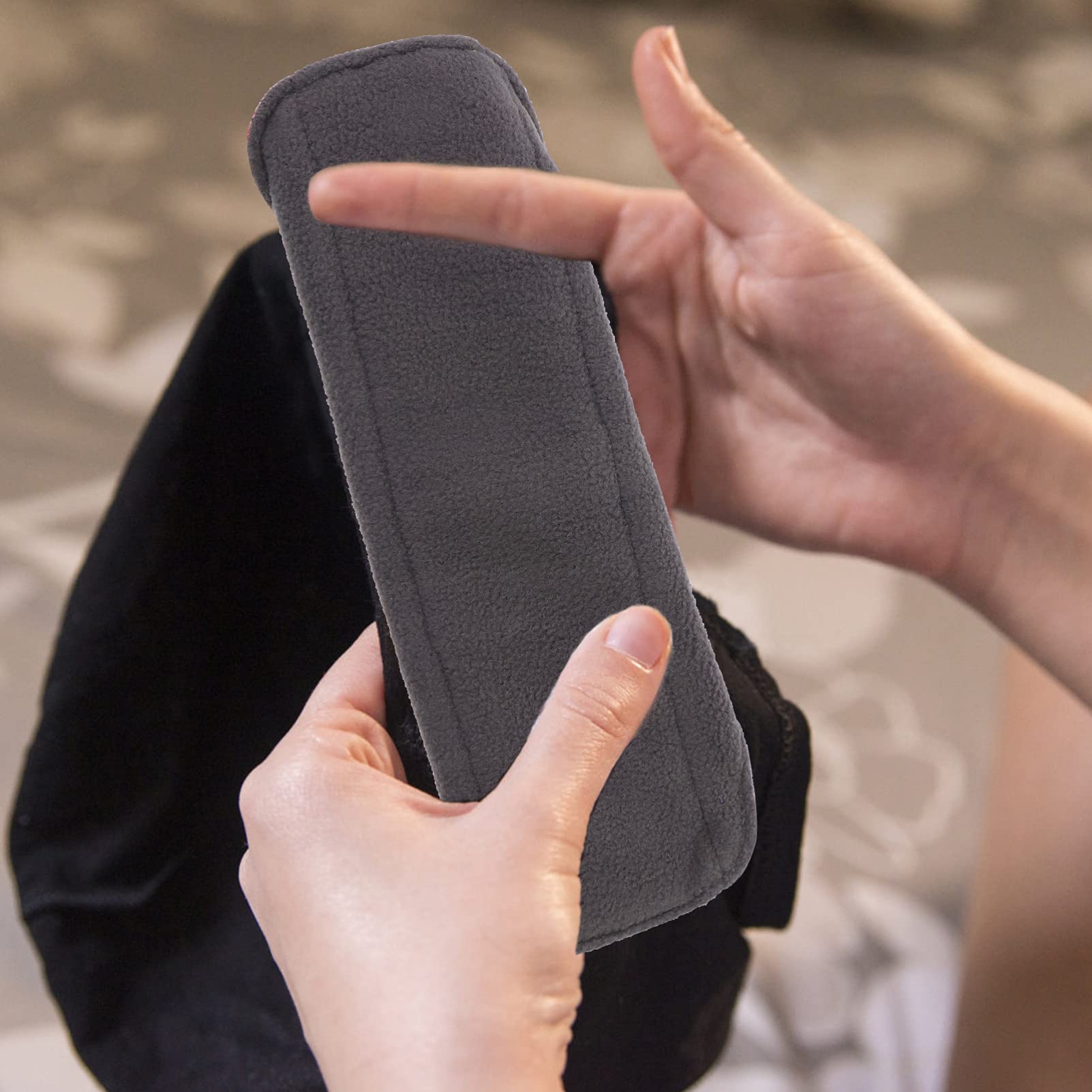 FRCOLOR 2 Juegos Toallas Sanitarias Reutilizables Toallas Higiénicas De Tela Paño Sanitario Lavable Compresas Con Alas Cuecas Menstruales Almohadillas De Lactancia Multiusos 3 Piezas * 2