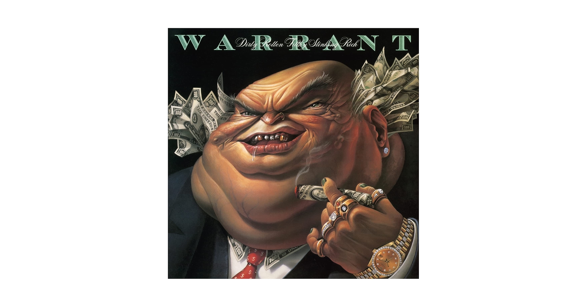 WARRANT DirtyRottenFilthyStinkingRichスコア Warrant - Dirty Rotten Filthy Stinking Rich, Vinyl Record