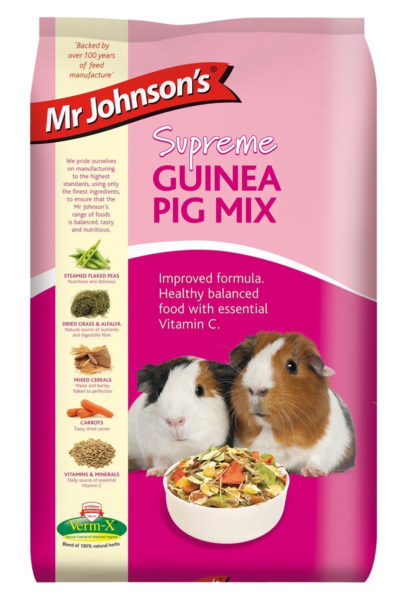 Mr Johnson's Supreme Guinea Pig Mix 900g (Pack of 6)