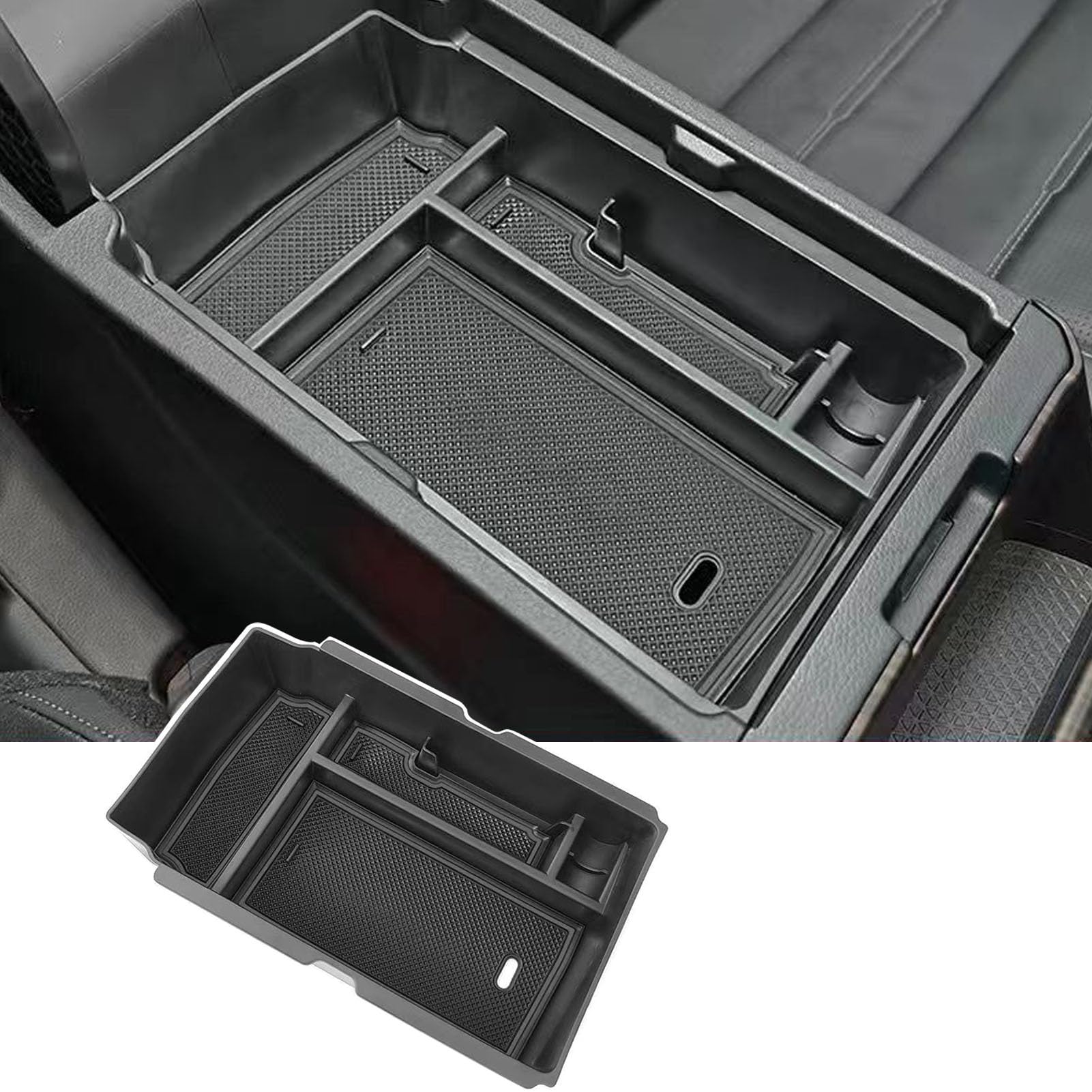 Center Console Organizer Compatible with 2023 2024 Honda CR-V LX/EX/EXL/Sport/Sport-L/Sport Touring Hybrid, 23 24 CRV Accessories, Armrest Box Insert Storage Tray