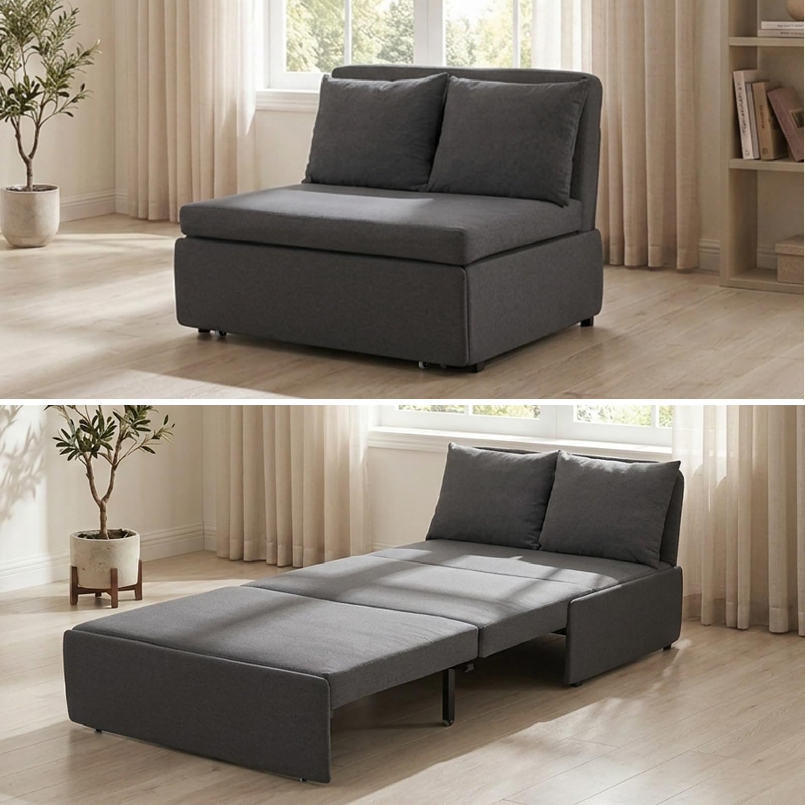 BALUS Twin Pull Out Sofa Bed