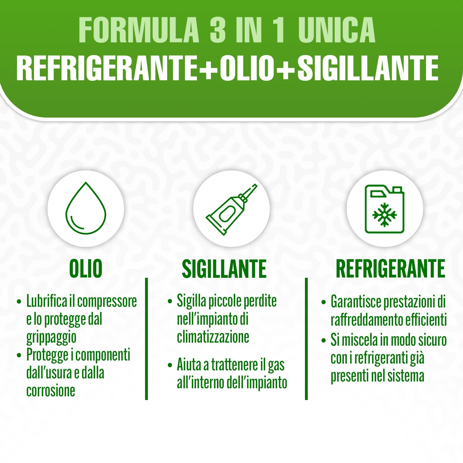 Kit di ricarica climatizzatore auto 3in1 R1234yf – 1x gas 3in1 con tubo e adattatore YF – 235 g