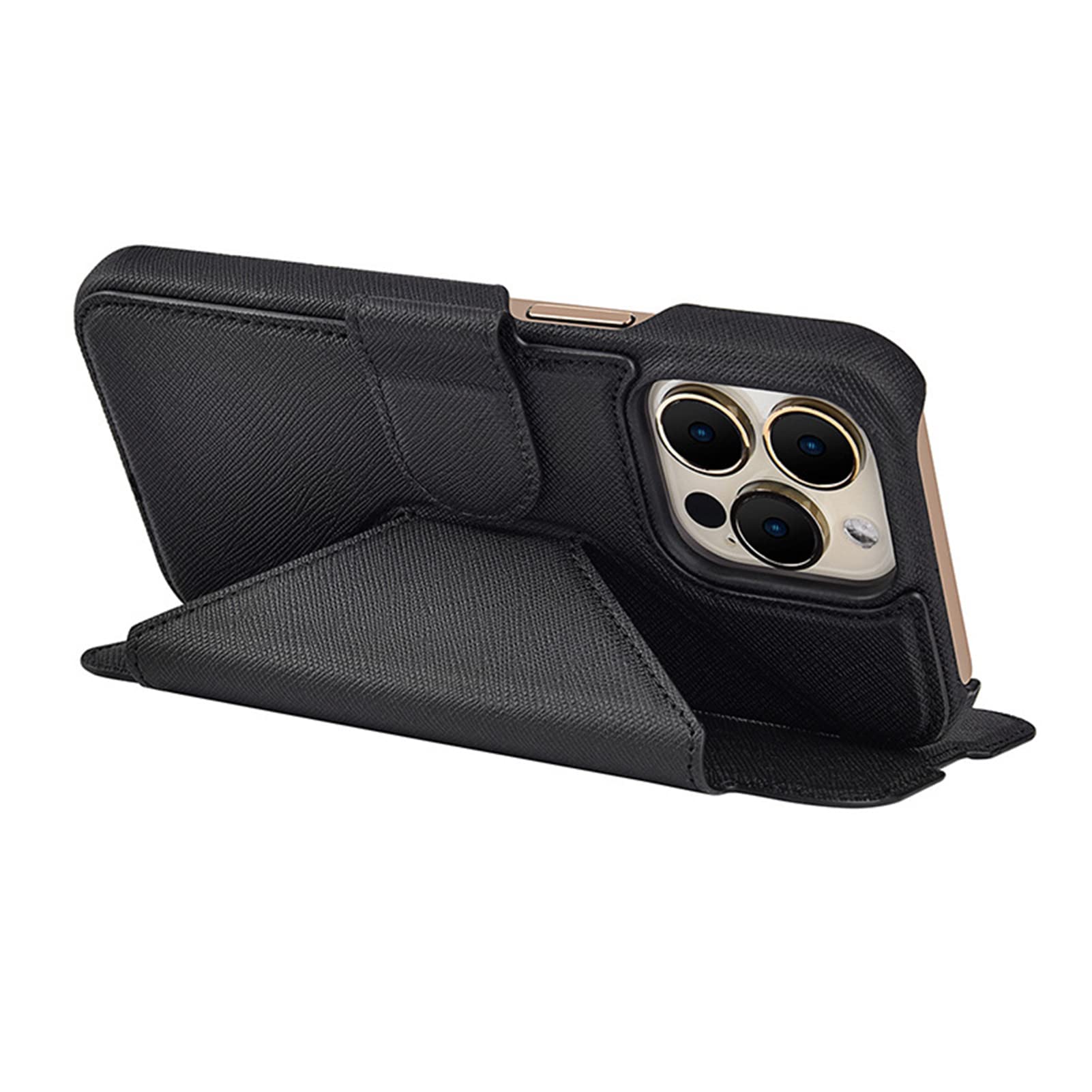 Niunisi Funda Compatible Con IPhone 14 Pro MAX 6,7, Funda Folio De Cuero PU De Primera Calidad Con [Ranuras Tarjetas] [Case Magnético] [Forro De
