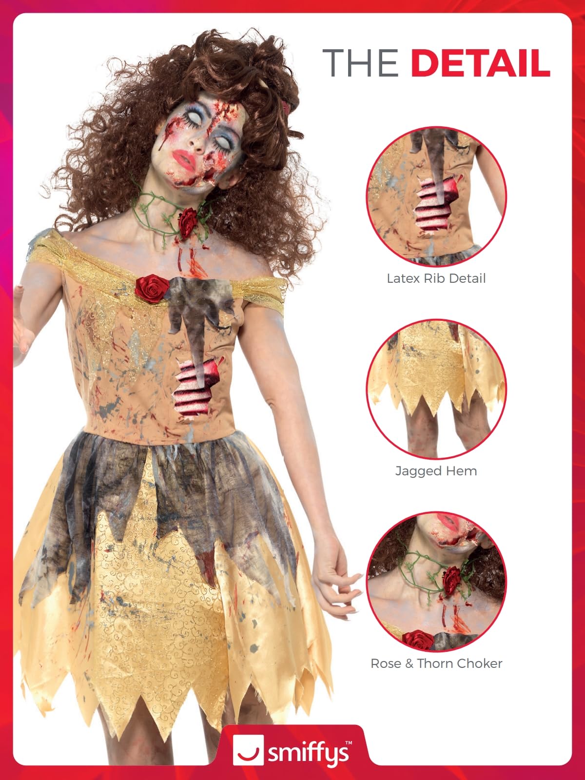 Smiffys Zwiebelkette – Lustiges Accessoire Für Halloween, Karneval & Themenpartys (One Size)