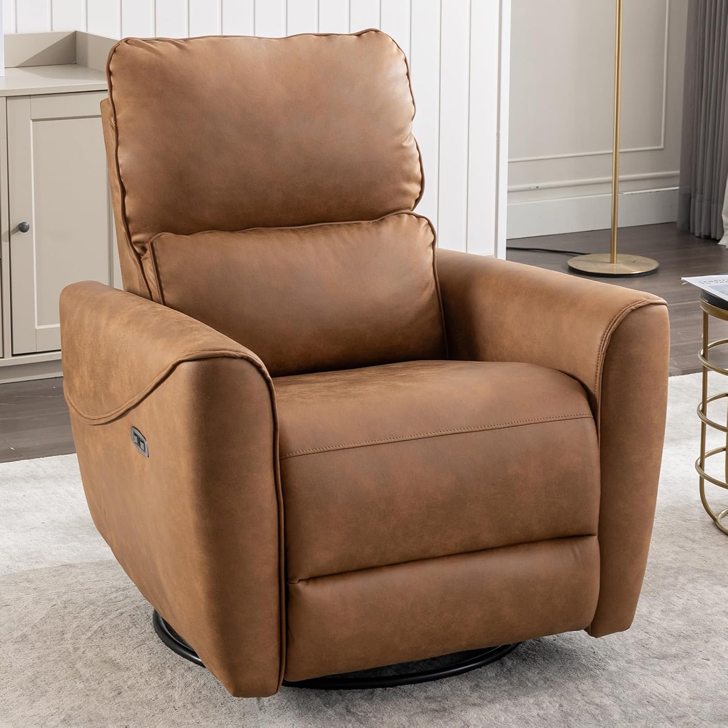 INZOY Power Recliner Swivel Glider, Electric Swivel Rocker