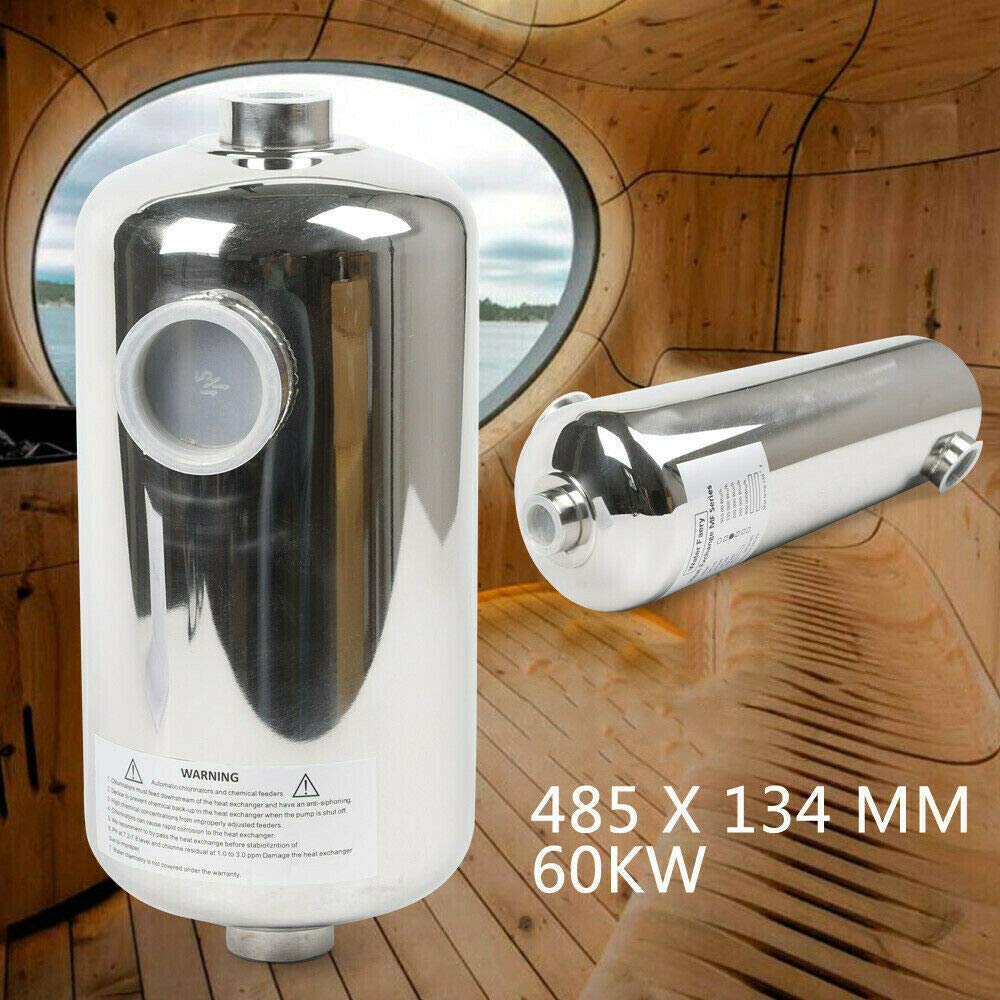 Futchoy Intercambiador de calor de piscina de acero inoxidable (60 KW)
