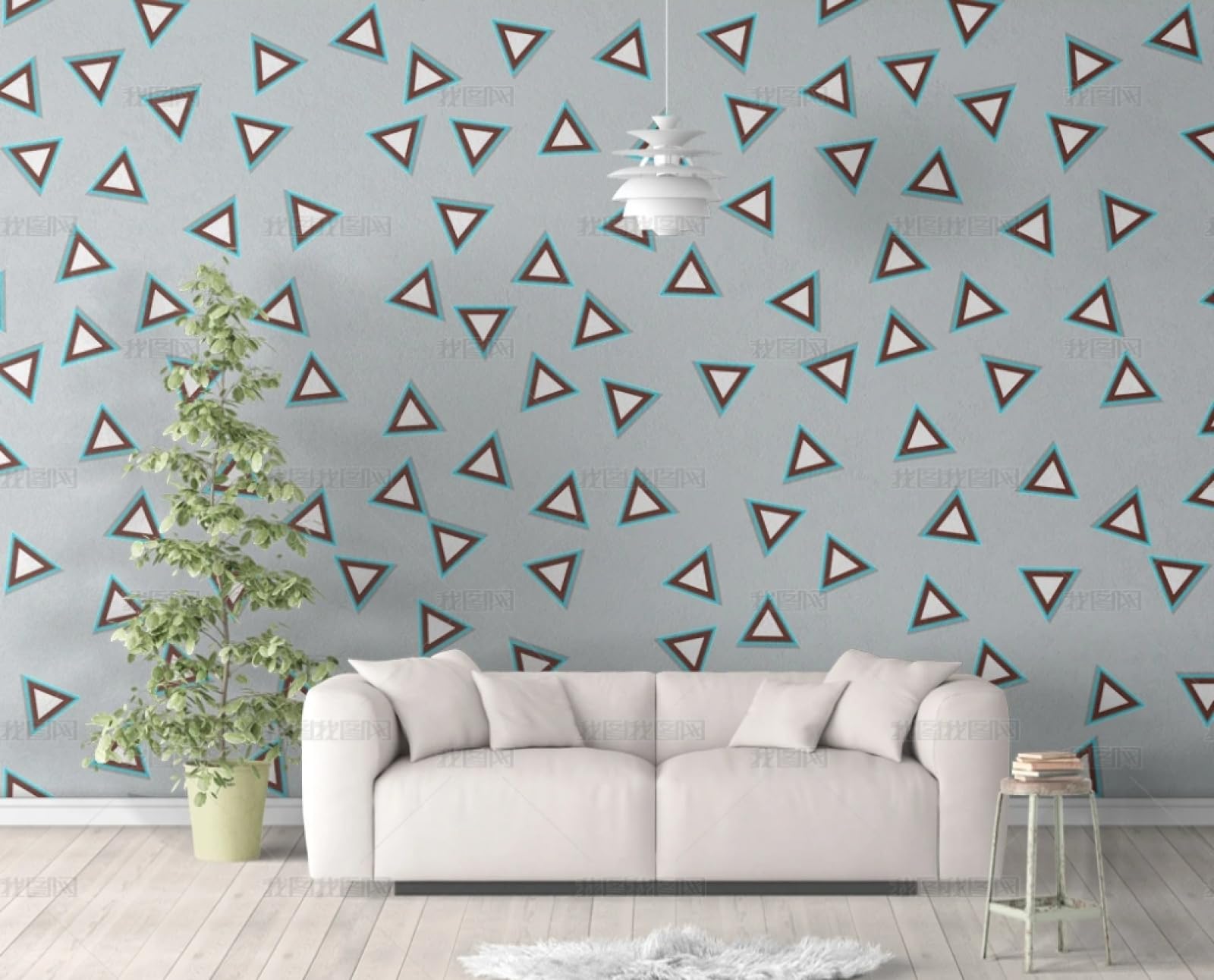 Vinyle papier peint autocollant impermeable gris pour meubles et murs de salon