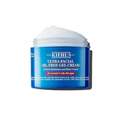 Miniatura 5 de Kiehl's Hidratante facial sin aceite, crema de gel reductora de brillo para pieles grasas a normales, hidrata la piel durante 24 horas, minimiza