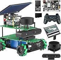 Vista 10 de Yahboom ROS2 Robot Lidar Mapeo Navegación Mecanum Wheel Python Programación Aprender Explorar Kit robótico Docker Adulto AI Robot APP Control remoto