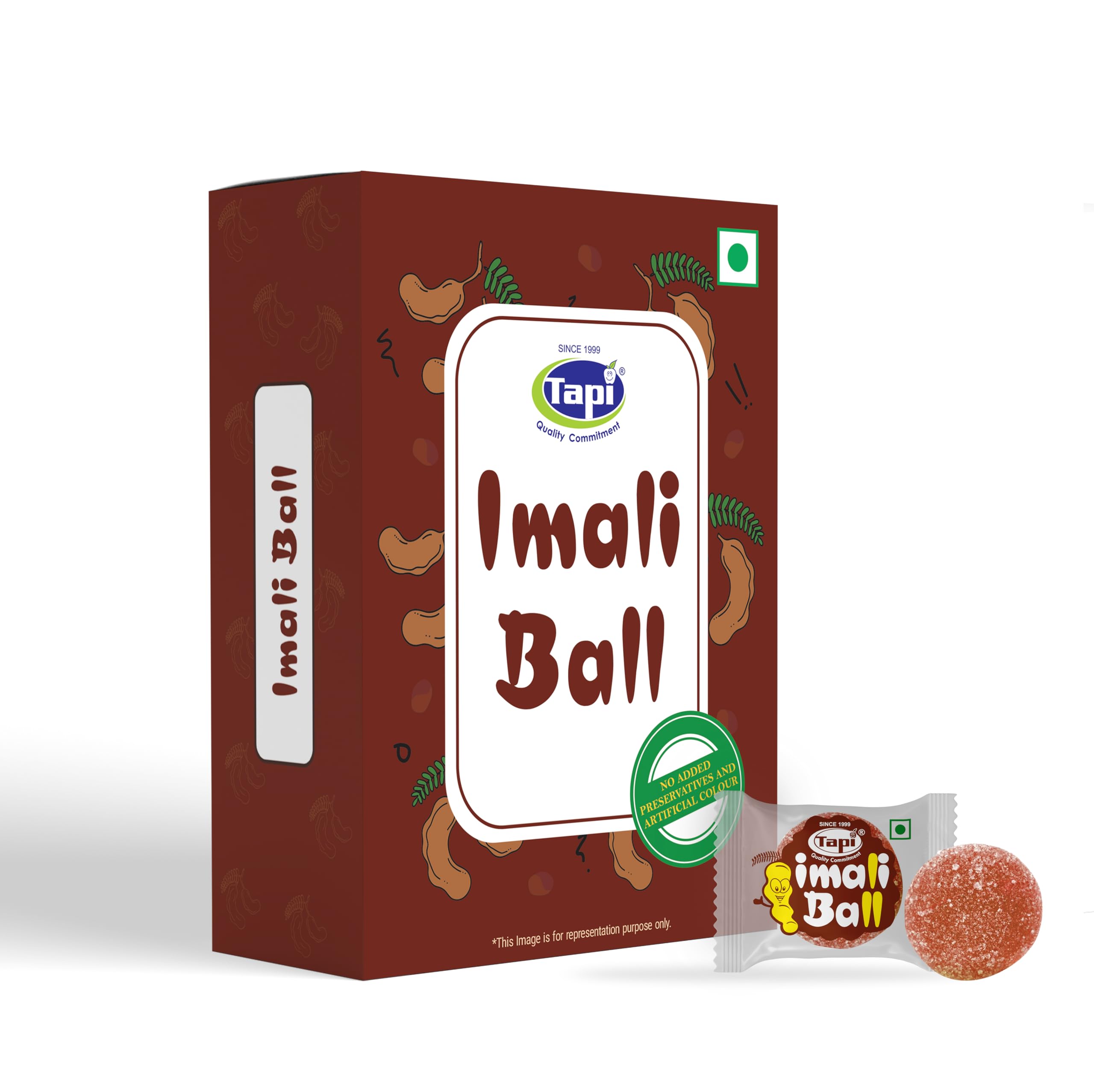 Tapi Imali Ball | Tamarind Jelly Gummies with 25% Tamarind Pulp | Traditional Khatti Meethi Jelly Candy for Kids & Adults | 300g Each (Pack of 4)-image-39