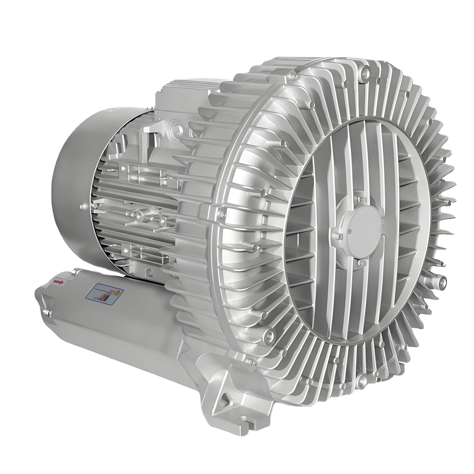 Soplador regenerativo de aleación de Aluminio, Bomba de vórtice de Alta presión de 0,16 HP a 2 HP, Aspirador/soplador Industrial para succión de Aire y Limpieza de Polvo 220伏-120瓦/0.16马力