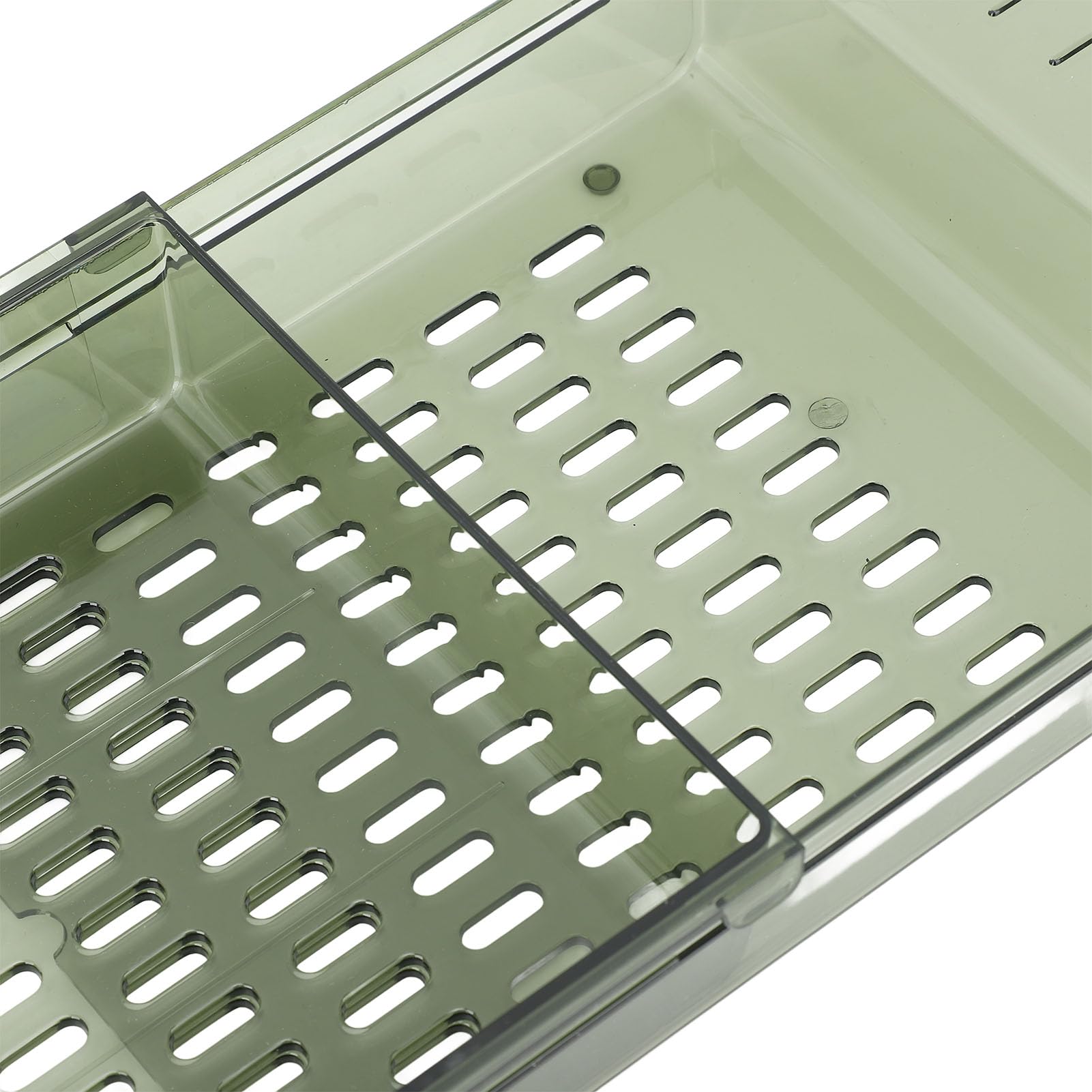 AUNMAS Ausziehbare Badewannenablage, Große Kapazität Abflussdesign Wasserdicht PET Material Badezimmer Organizer für Badewanne Toilette