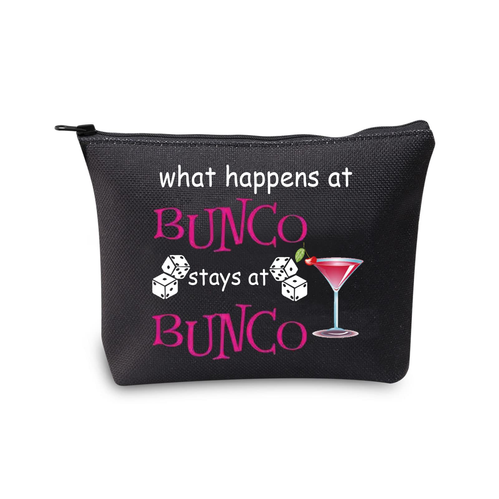 VAMSII Funny Bingo Player Gift What Happens At Bingo Stays At Bingo Lucky Bingo Bag For Women Her