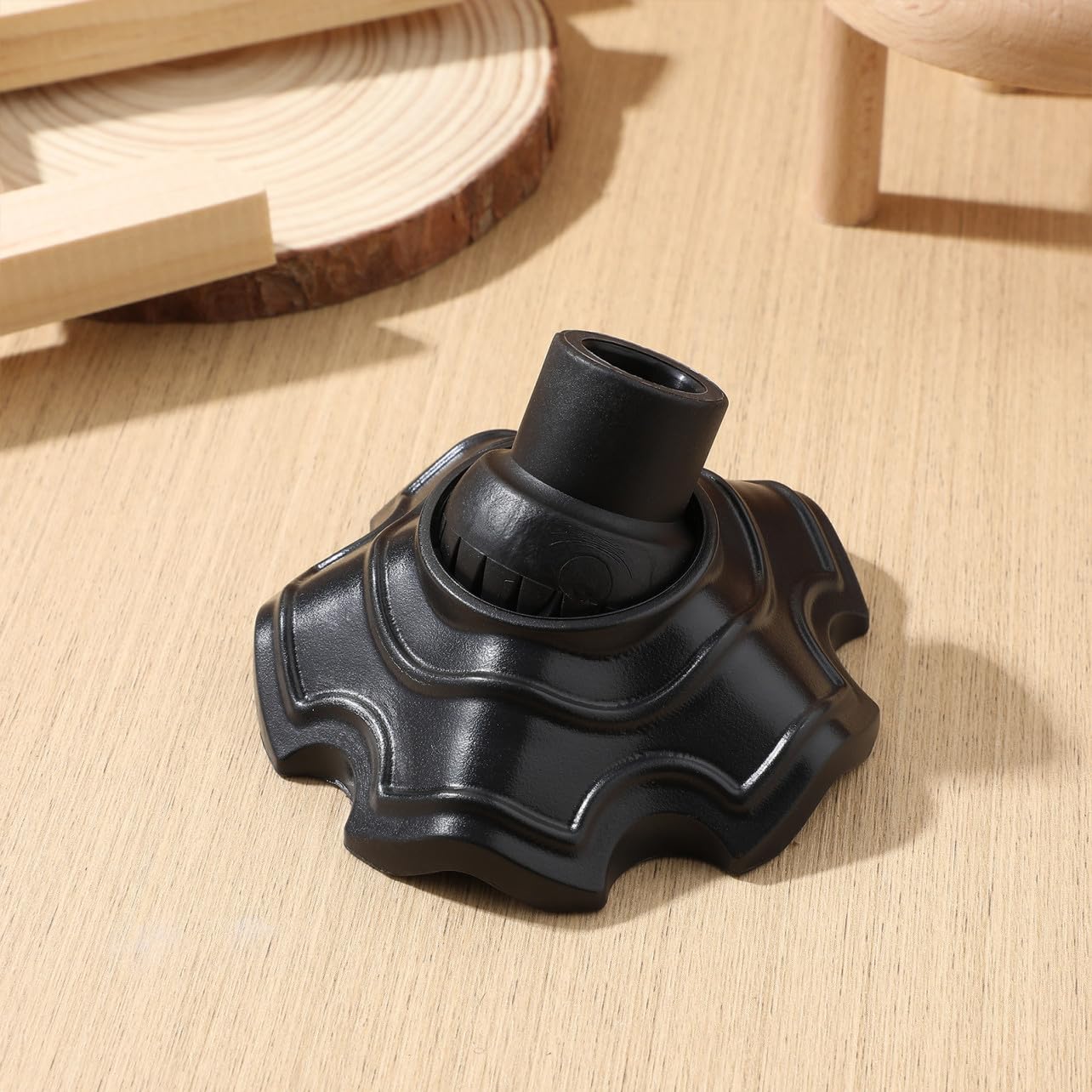Embouts de Pieds de Chaise de Camping Noirs, Lot de 4 en Plastique