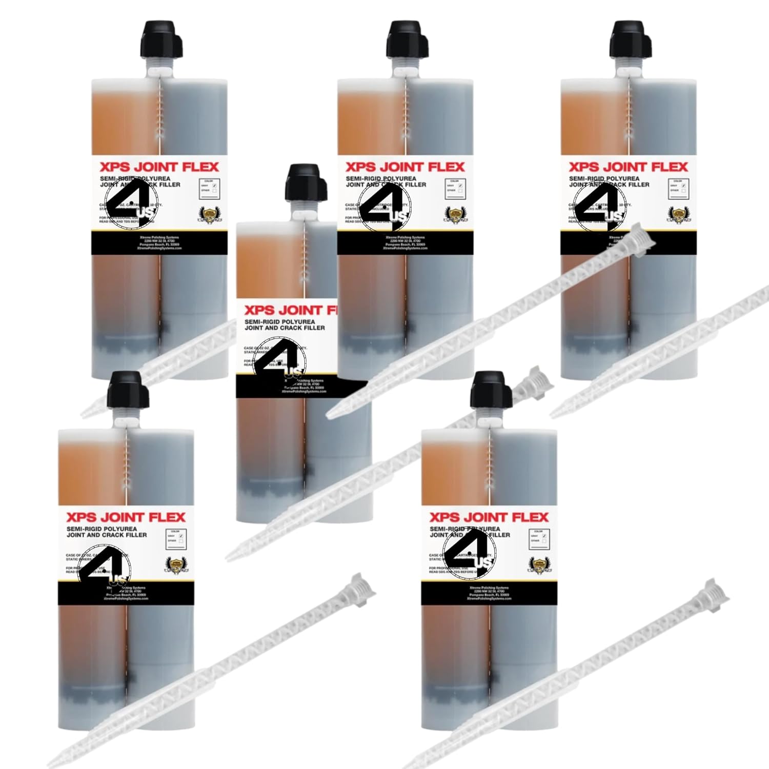 Polyurea Concrete Joint Filler 600ml Standard Gray (6 Pack)