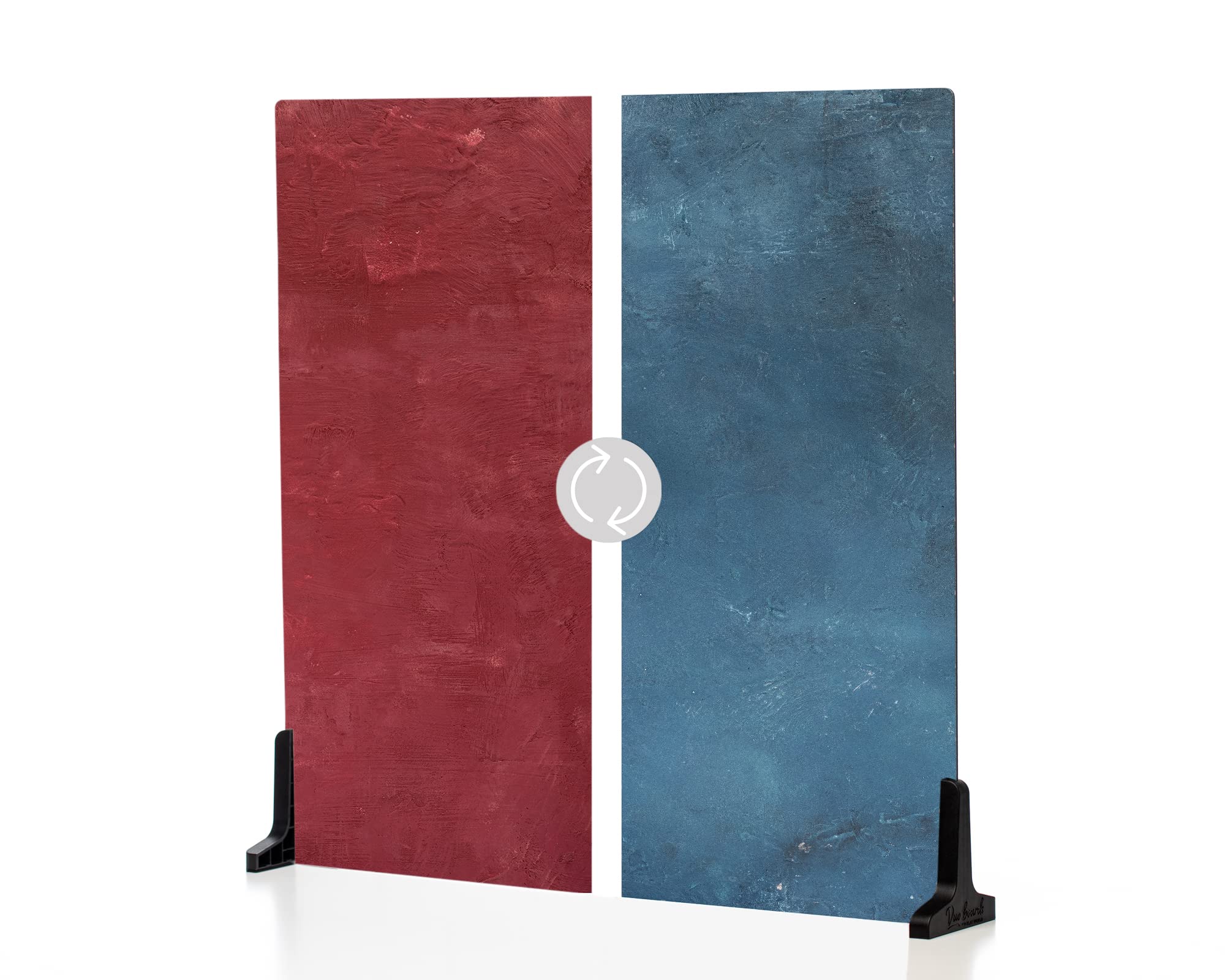 V-FLAT WORLD Duo Board Product Photography Backdrops - 2-Sided Background for Photograph, Item & Food Photography Background - Includes 2 Legs & Mat -