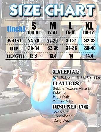 Leggings Shorts Scrunch Workout 