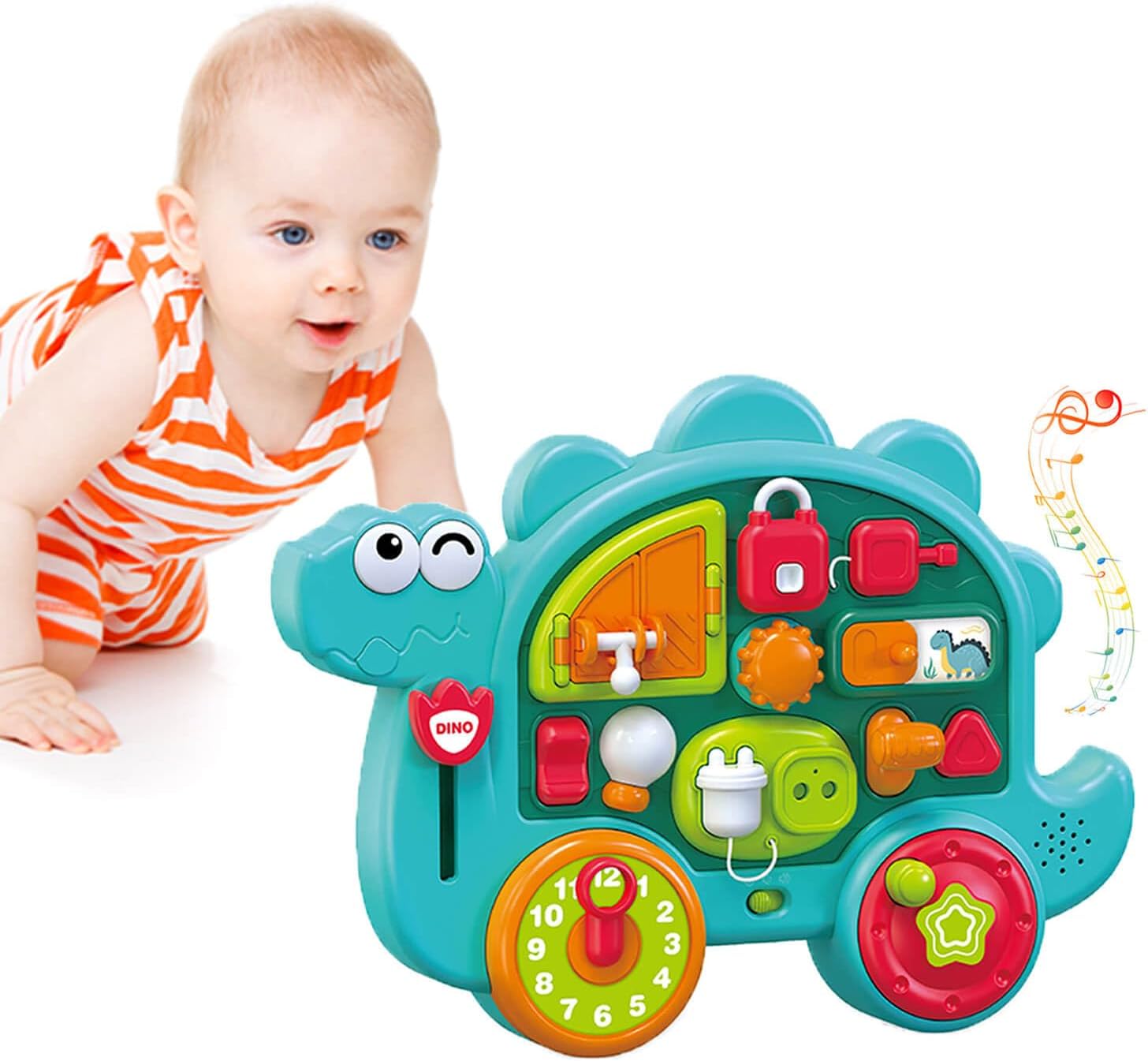 Montessori Toys for 1 Year Old Boy Girl, Busy Board Sensory Activities Educational Toys for 12-18 Months Toddler, 1 St Birthday Gift