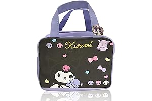 Kawaii Kumi Insulated Lunch Bag with Pin for Women: The Perfect Lunchtime Companion