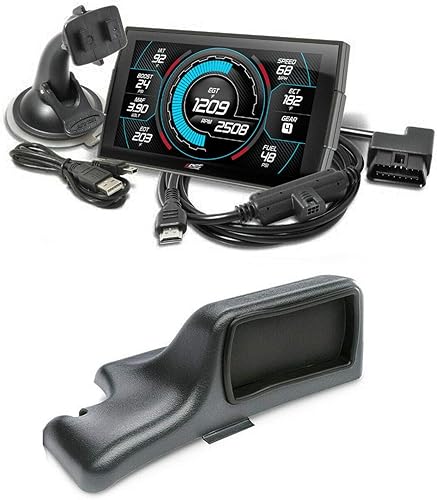 Edge Products Insight CTS3 - Medidor de pantalla táctil 84130-3 y Dash Pod 28500 compatible con Chevy SilveradoGMC Sierra 6.6L LB7LLYLBZ Duramax