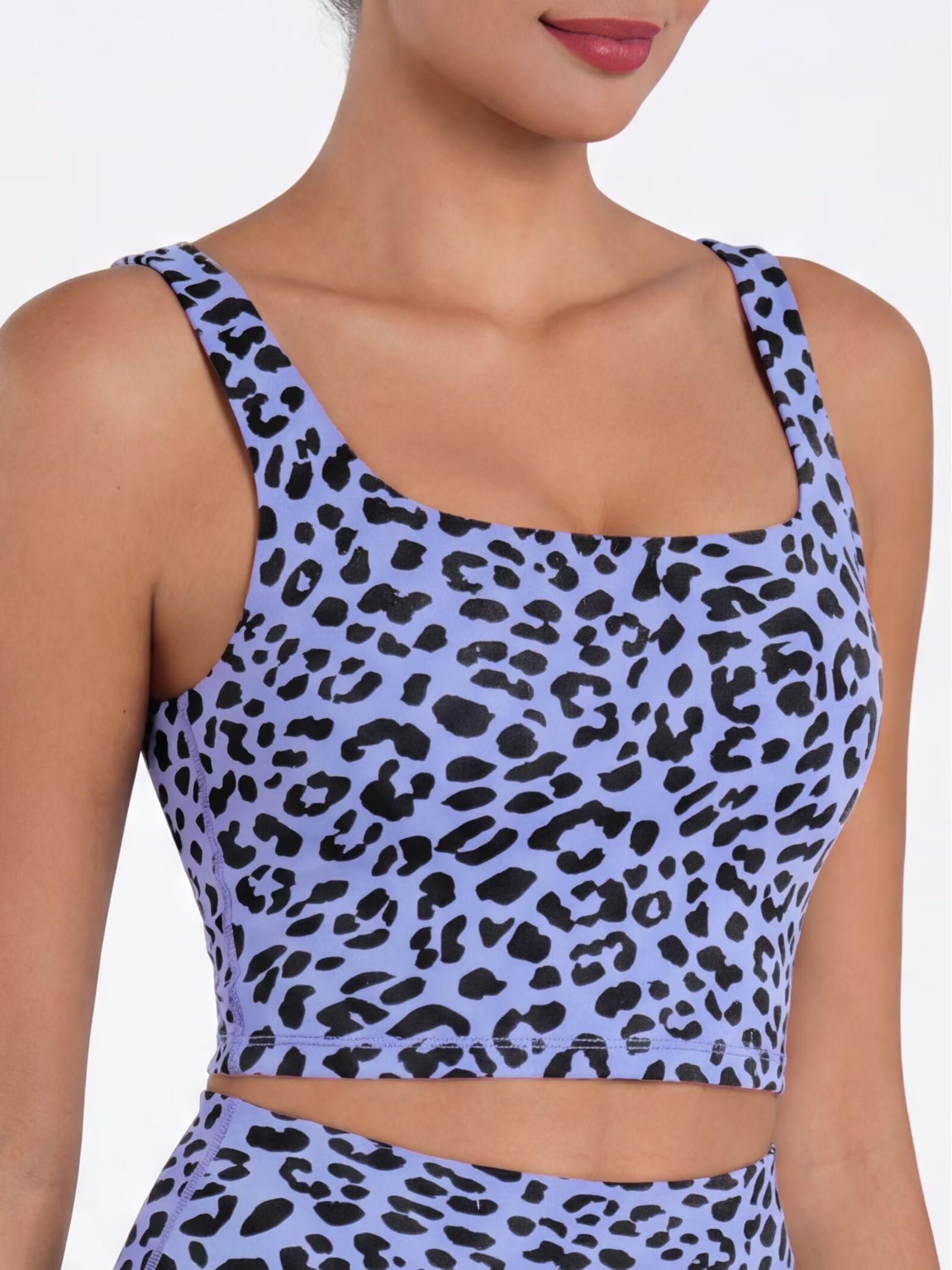 Sunzel Square Neck Longline Sports Bra