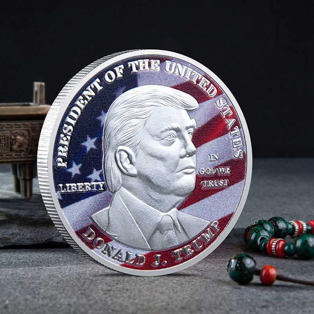 TRUMP KEEP AMERICA GREAT 2020シルバーイーグル Amazon.com: 4 Pcs 2020 Trump Coin Keep America Great Challenge