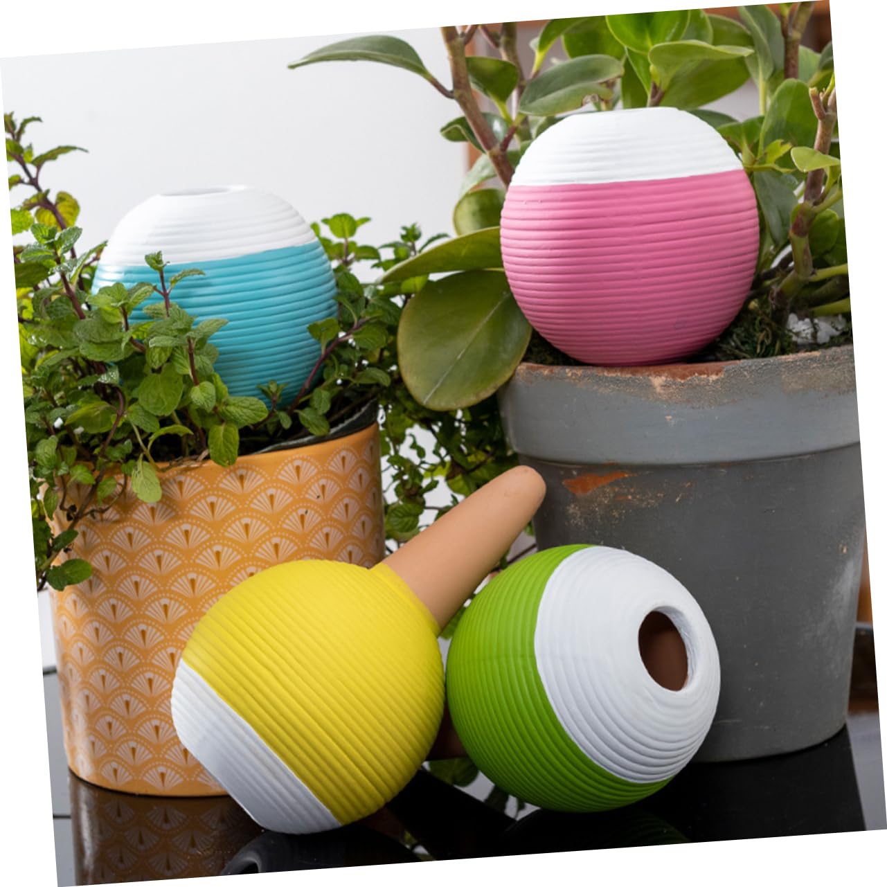 BESTonZON 4pièces Lot de Globes Arrosage pour Plantes Intérieur Dispositifs Arrosage Automatique Pointes Goutte