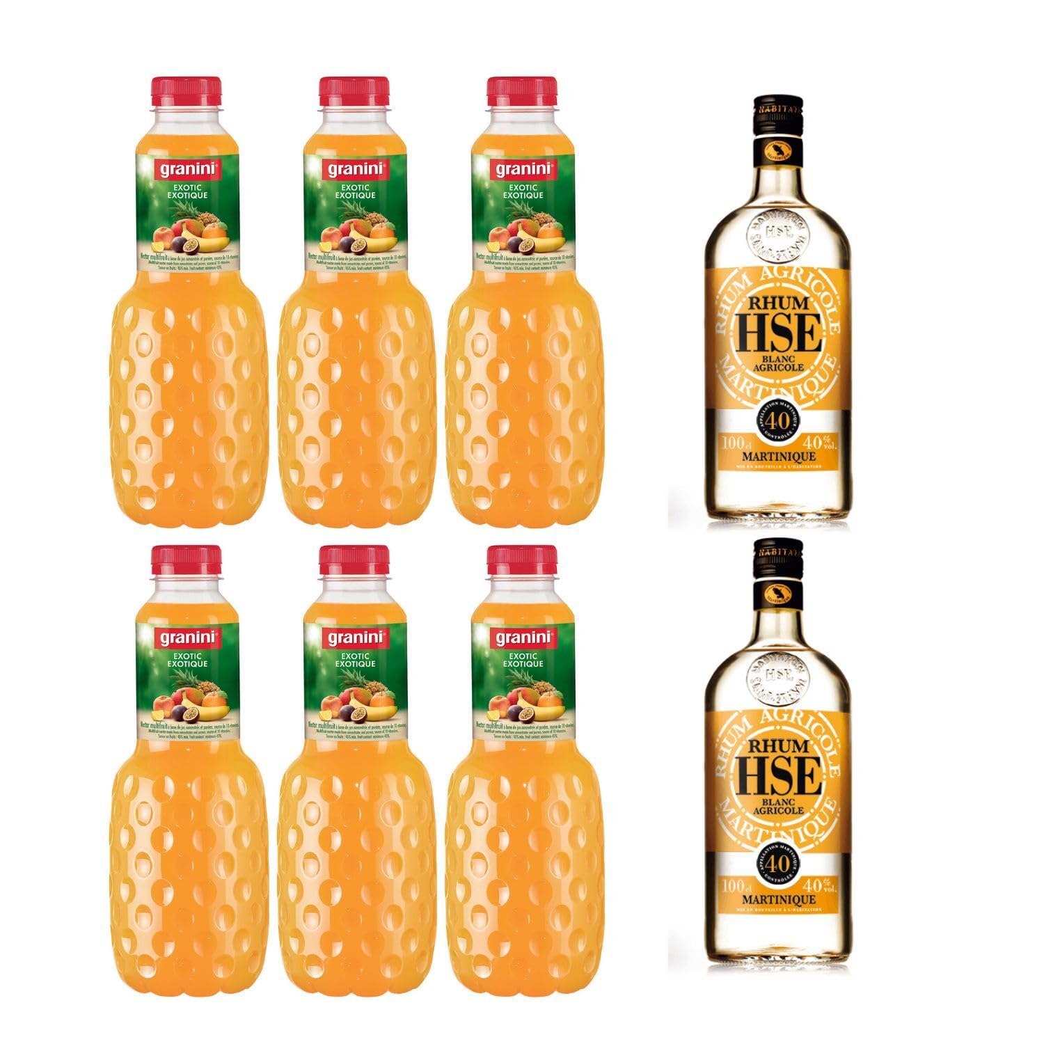 Granini – Nectar exotique (6x1L) - Rhum HSE 2x1L