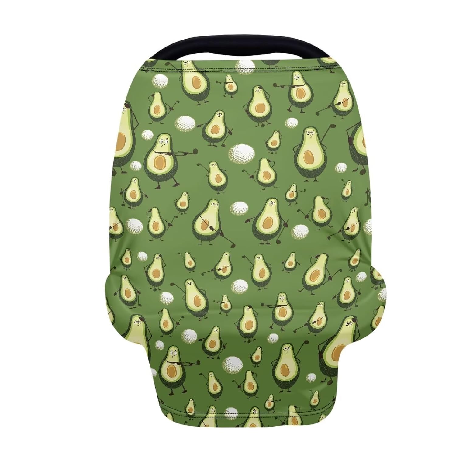 AFPANQZ Avocado Nursing Cover Breastfeeding Scarf Baby Car Seat Covers Infant Stroller Cover Carseat Canopy for Girls Boys Lightweight Breathable for Outdoor Walking Traveling