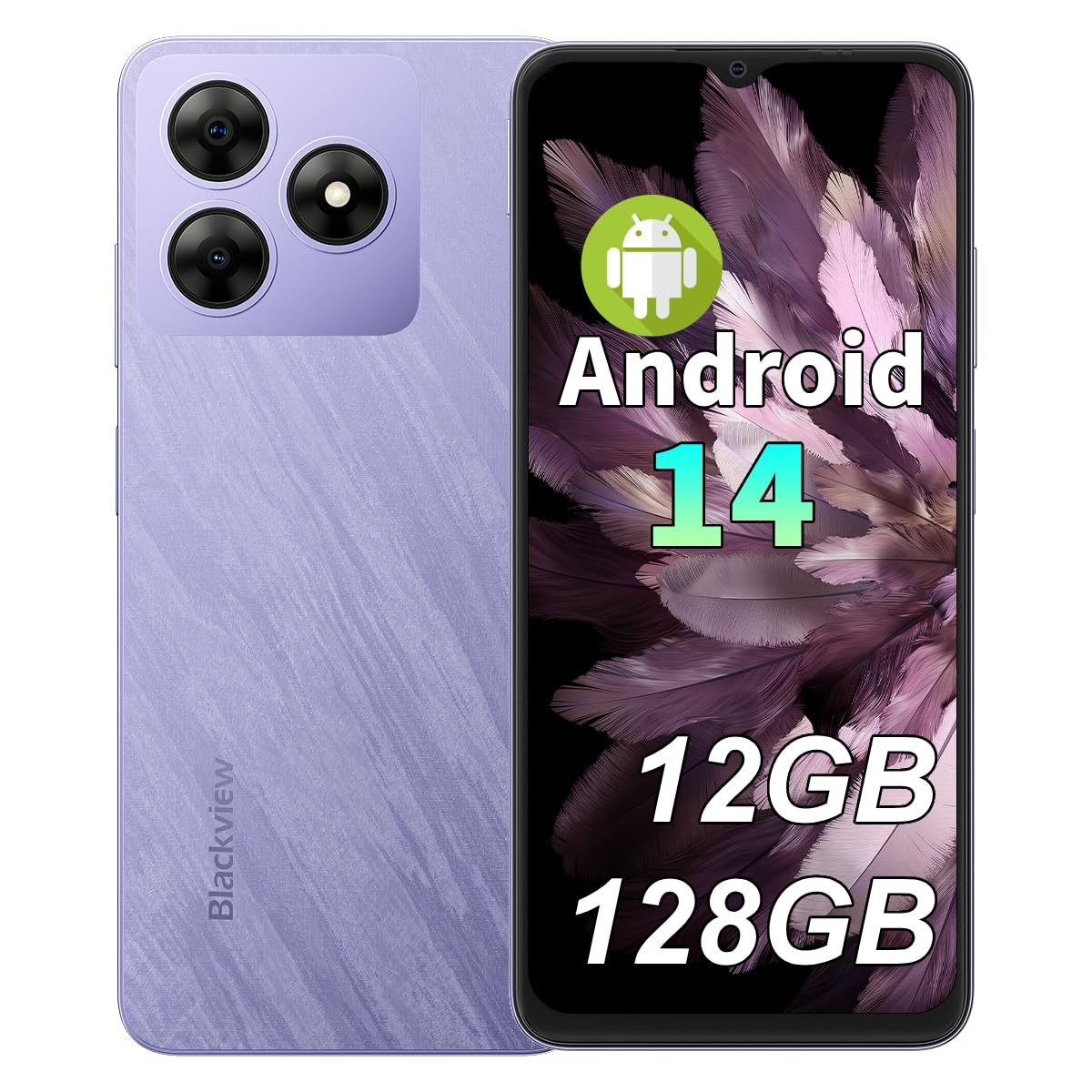 Amazon | Blackview WAVE8 スマホ 本体 SIMフリー 12GB+128GB 2TB拡張 