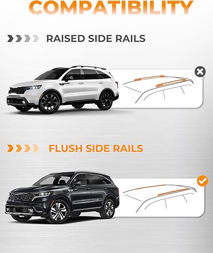 Vista 32 de Snailfly Barras transversales mejoradas para portaequipajes para Volvo XC40 2018-2025 con cerradura y silenciosos, accesorios de carga