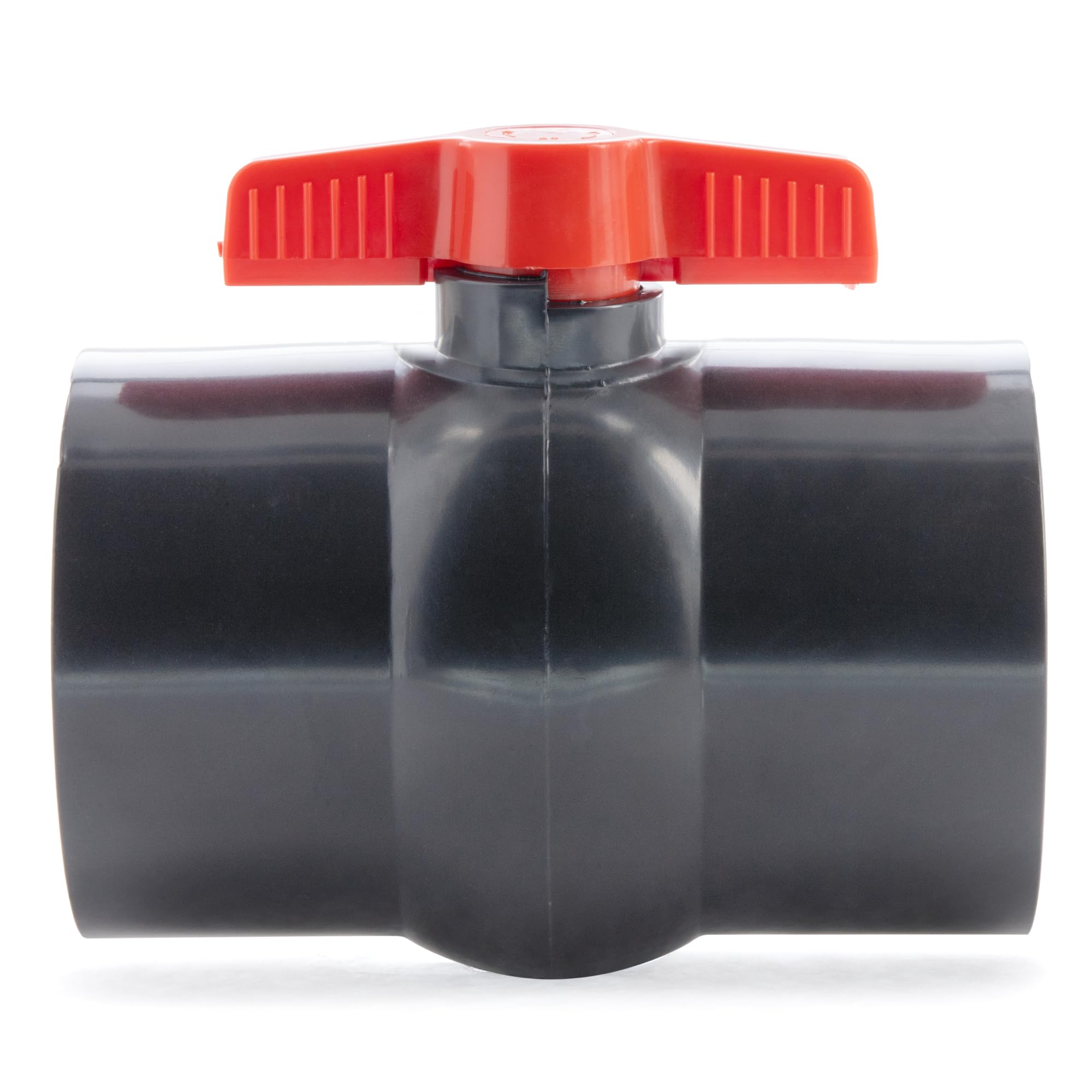 PVC Kugelhahn 110mm | Absperrhahn mit 2x Klebemuffe zum Verkleben | Langlebiges PVC-U | Salz- & Chlorwasserbeständig | Für Poolbau, Teich & Bewässerung | Mühelose Wasserregulierung
