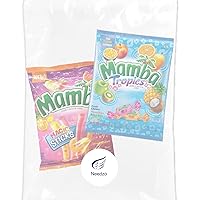 Vista 6 de Needzo Ultimate Mamba - Juego de regalo de dulces masticables surtidos con sabor a frutas, dulces masticables envueltos individualmente, surtido