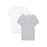 Levi's 2pack Crewneck Tee Ss 2 Pack Tee Starst, T-Shirt Donna