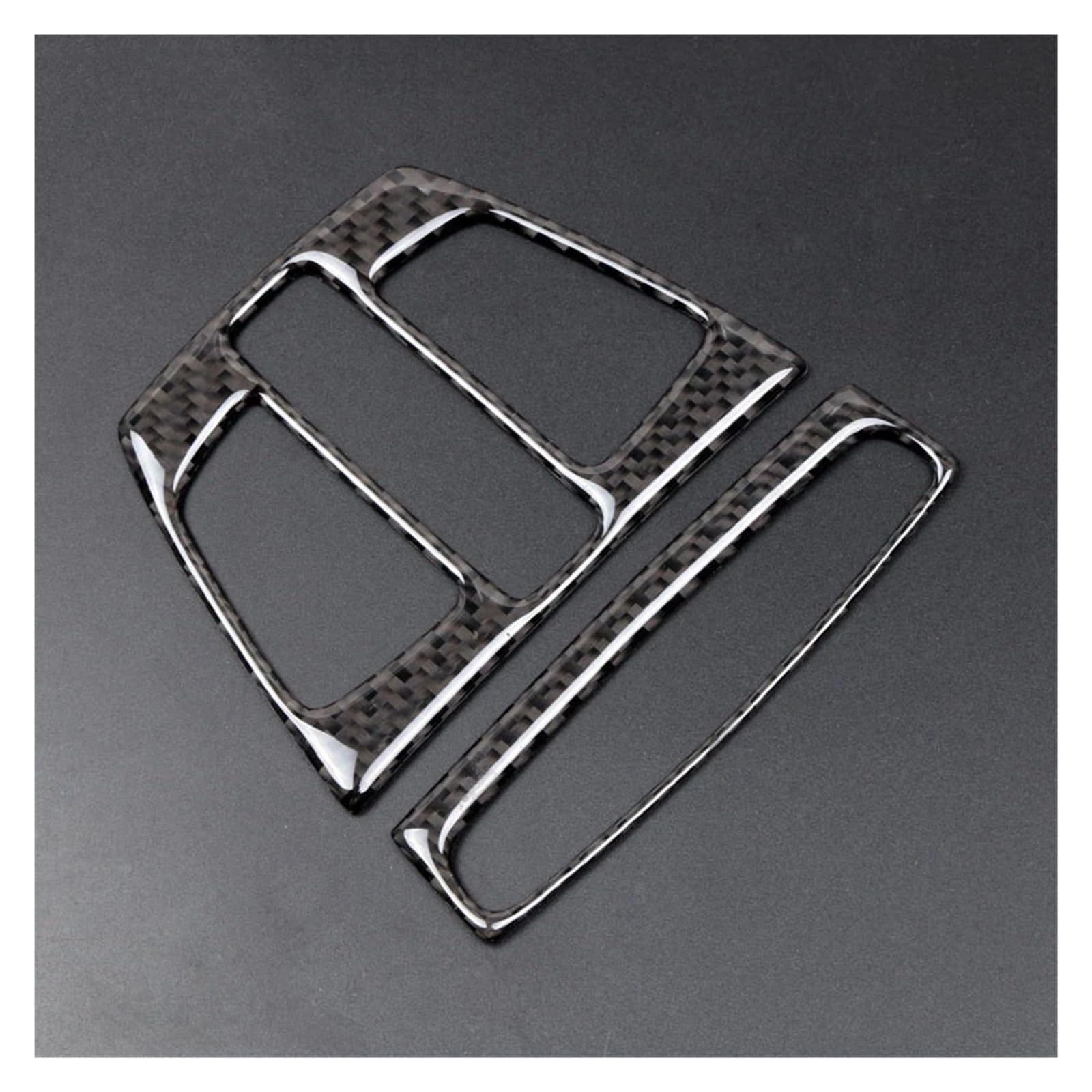 Cupola Copertura della Luce Trim per 1 2 3 4 Series 3GT 2013 2014 2015 2016 2017,Fibra di Carbonio Car Top Light Switch Frame Cover Trim Sticker Tetto luci di Lettura Adesivi
