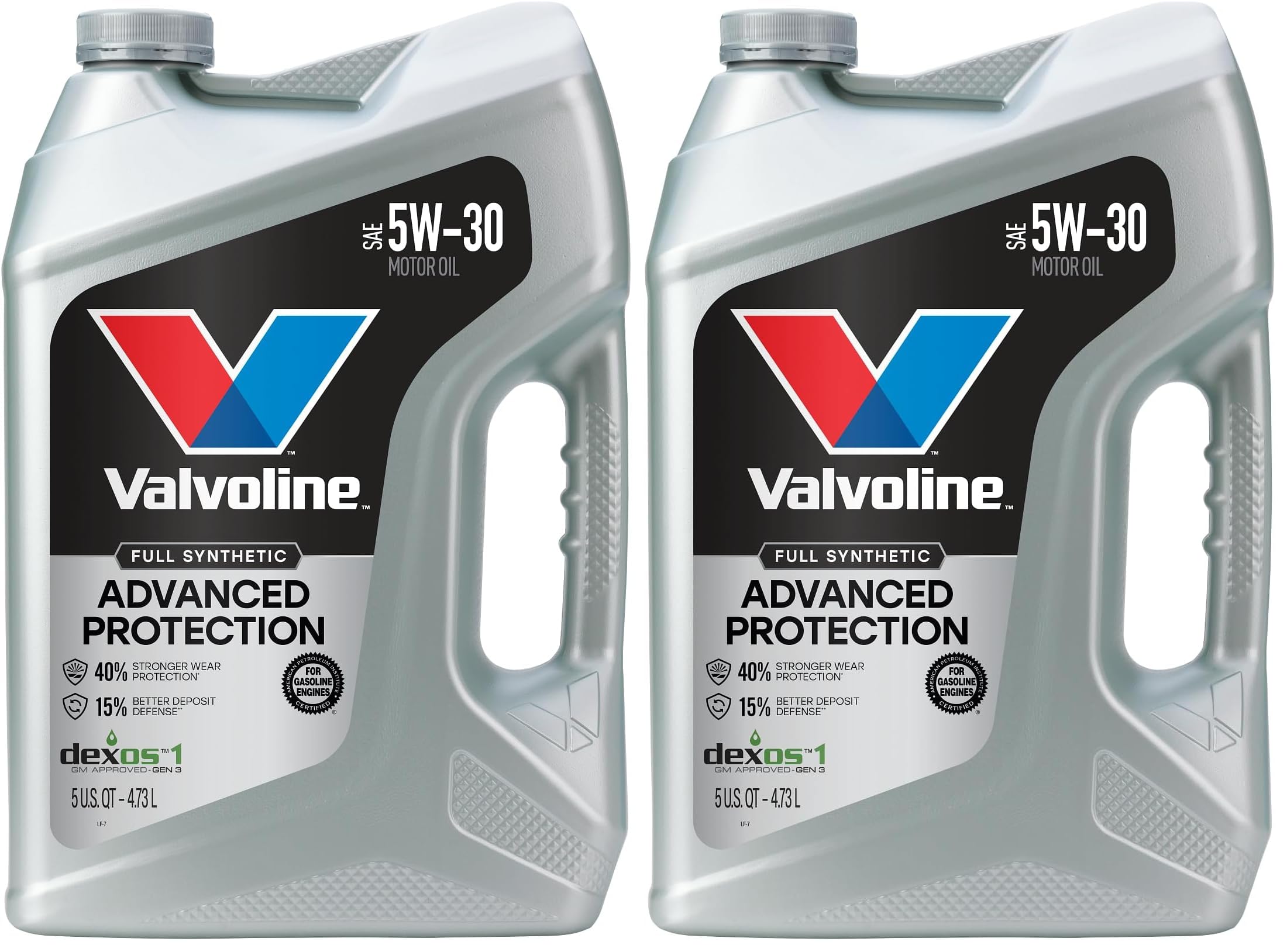 Valvoline Advanced Full Synthetic SAE 5W-30 Motor Oil 5 QT (Pack of 2)