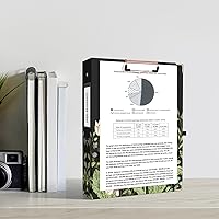 Vista 44 de Ospelelf Mini 3 Ring Binder, 2 Inch, Cute Pink Marble Binder for 5.5" x 8.5" with 5 Tab Dividers, File Folder Labels and Low Profile Clipboards