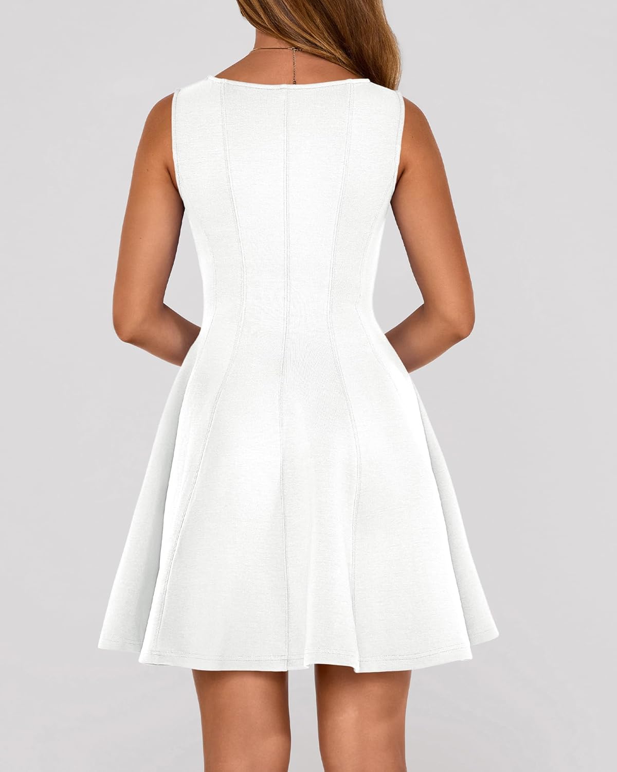 BTFBM Spring Dresses for Women 2026 Elegant Classy A Line Casual Graduation Business Work Party Cocktail Short Dress - Image 2