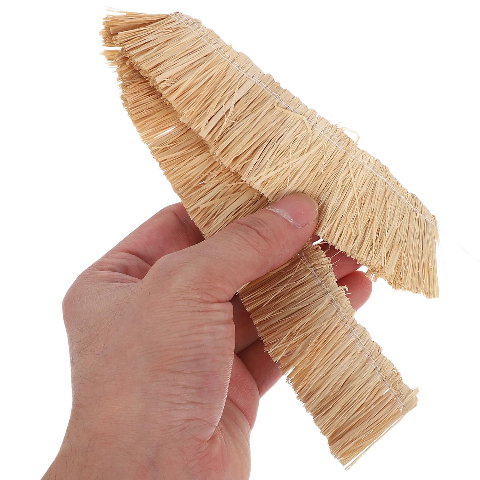 Abaodam 6pcs Thatch Roof Artificial Thatch Roofing Grass for Model Houses Diy Fairy Garden Decoration Simulated Roof - Image 4