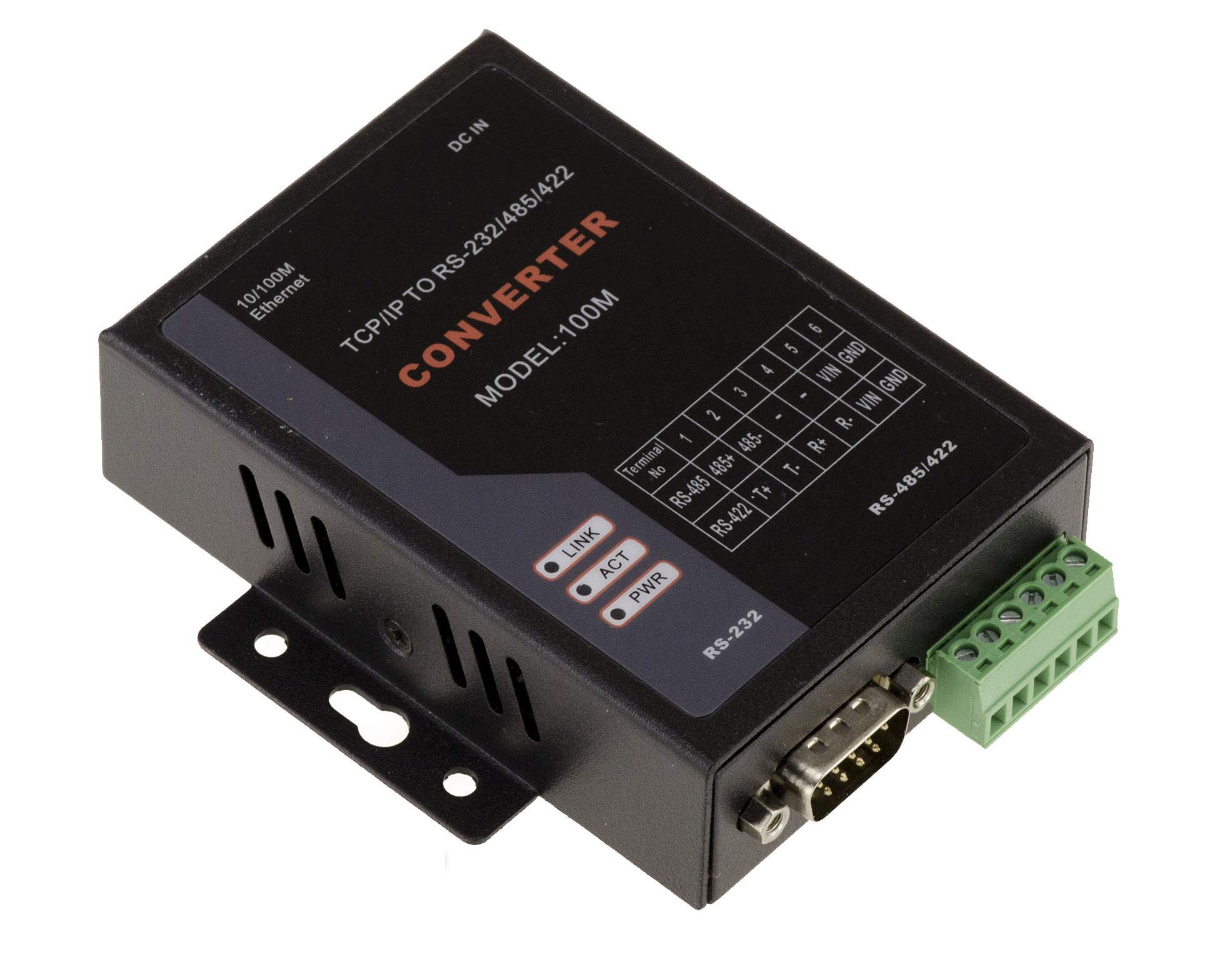 KALEA-INFORMATIQUE Convertisseur Serveur Point d'accès RS-232 RS-422 RS-485 vers TCP/IP LAN ethernet. Port COM RS232 RS422 RS485 par fiche DB9 ou Fil à Fil