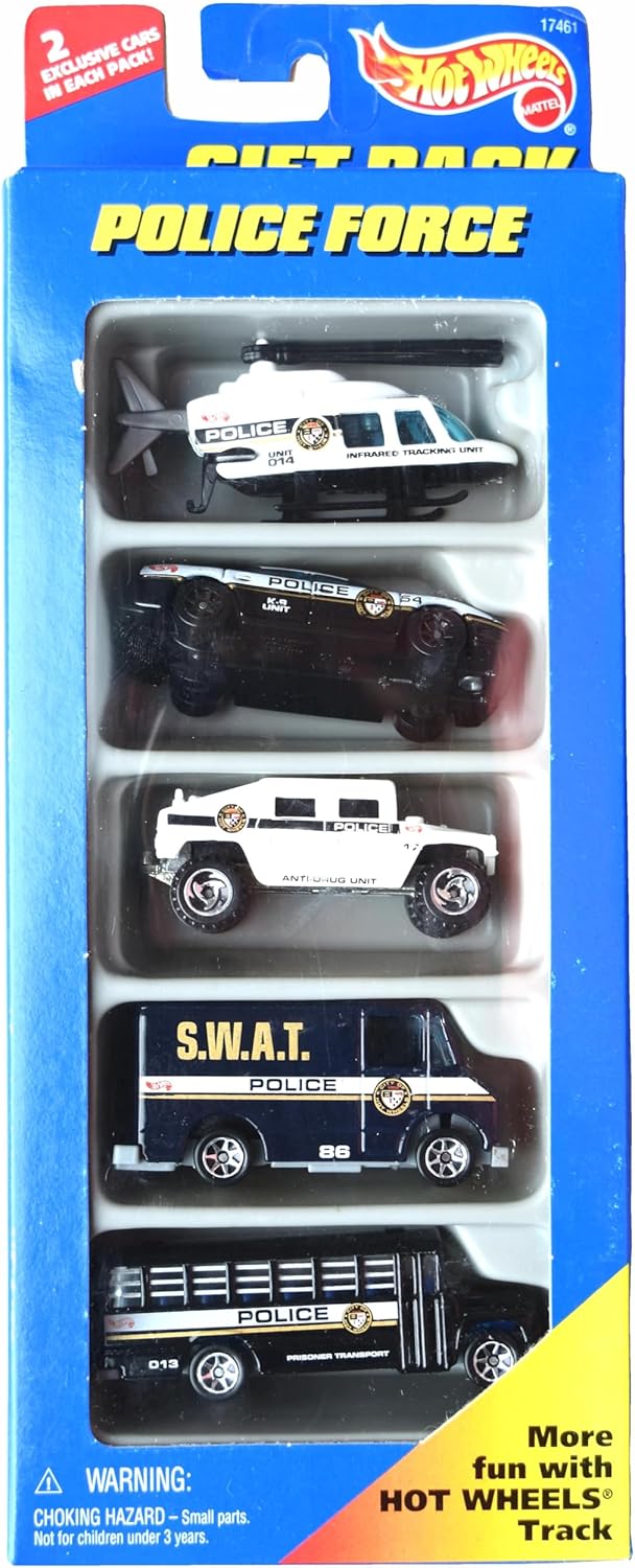 Hot Wheels Police Force 5 Pack