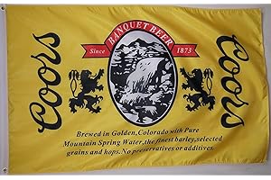 Coors Light Flag for Decoration, 3' x 5' Indoor Outdoor Banner