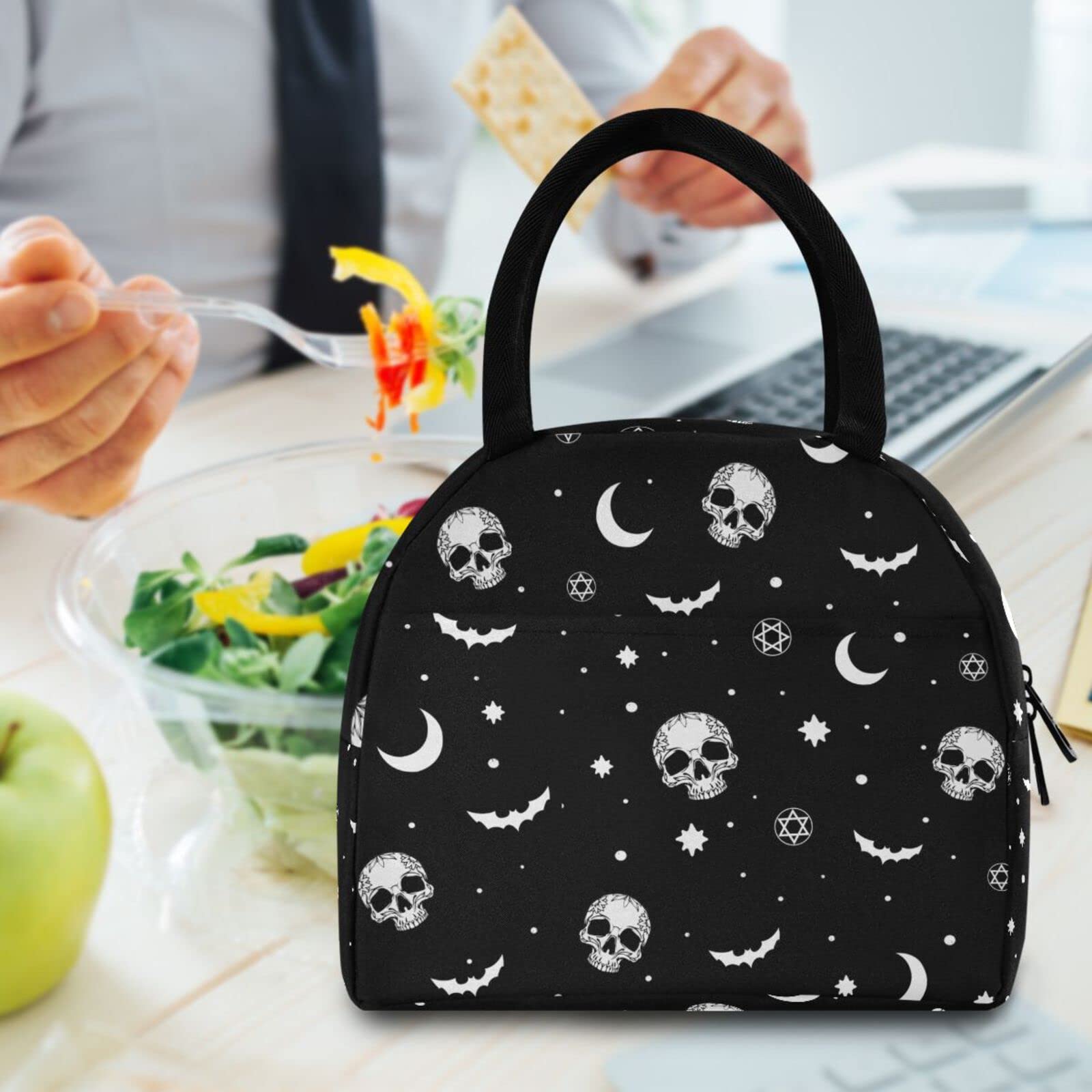 Linda Bolsa De Almuerzo Aislada Con Ajolote Plegable, Bolsa De Almuerzo Aislada Con Ajolote Plegable Bolsa De Almuerzo Portatil Para Hombres Y Mujeres
