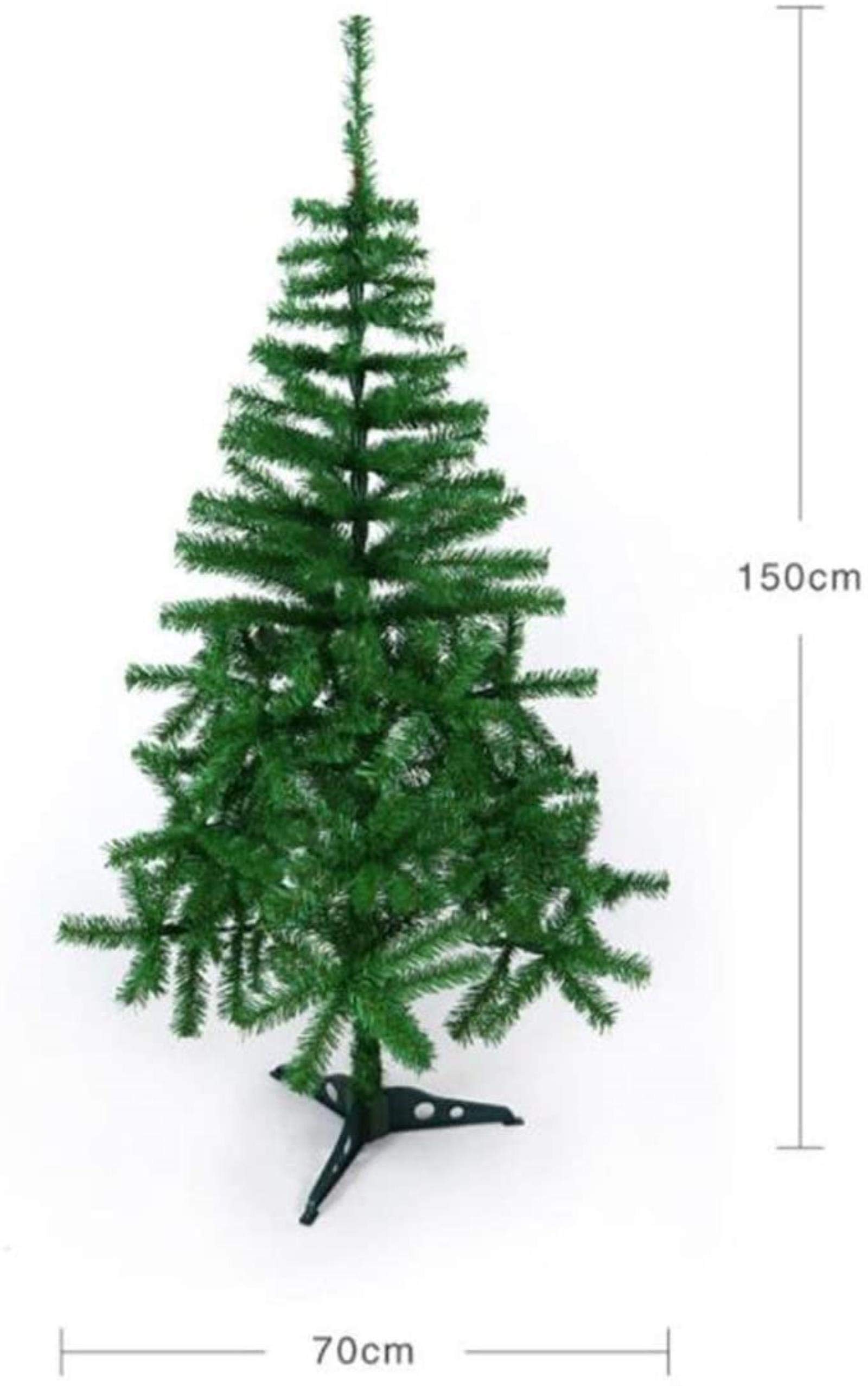 ZHJING Kunstkerstboom kerstdecoratie kerstboom 1,5 meter coderen kerstversiering set