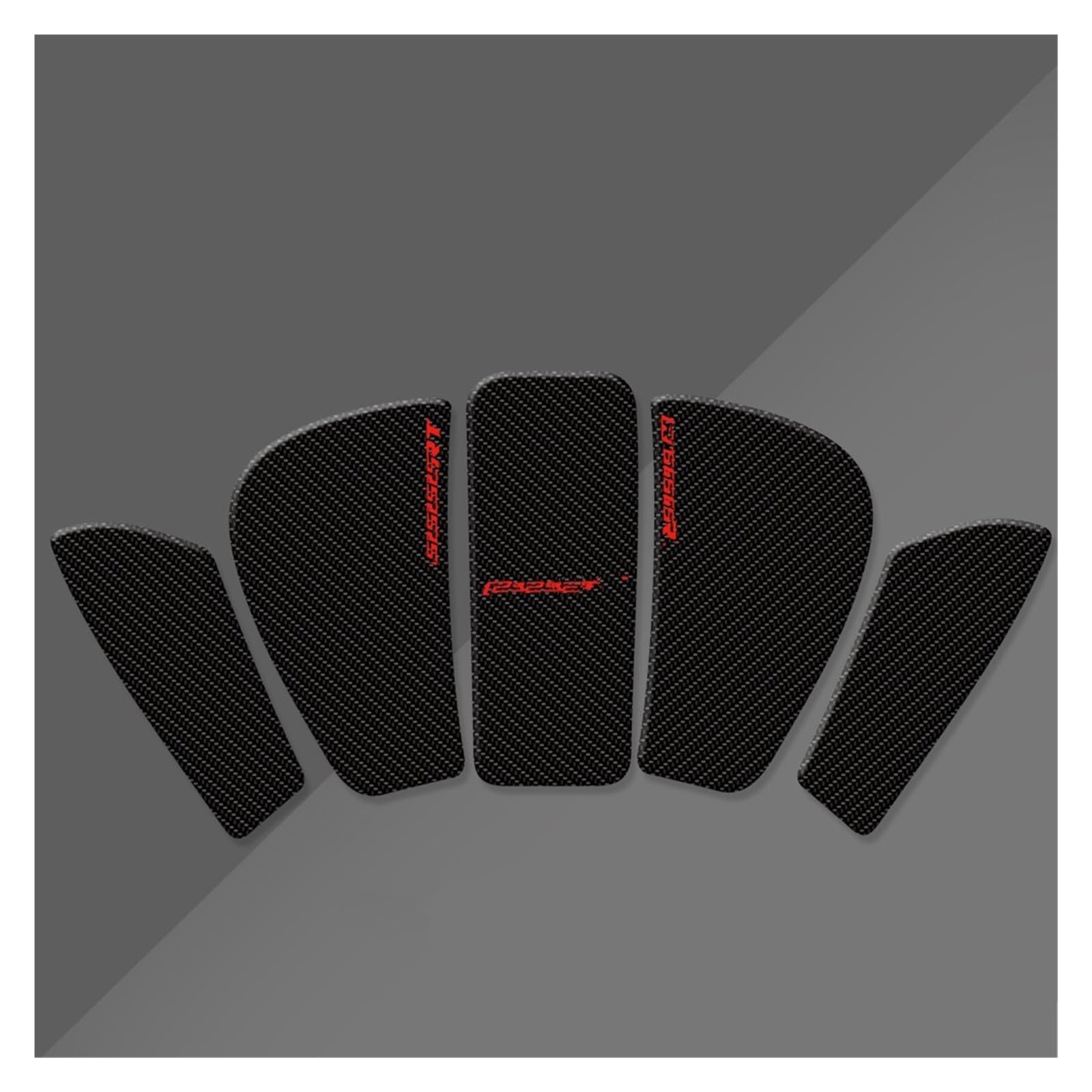 Adesivo Serbatoio Moto In Resina Epossidica Trasparente Forma Spina Pesce Per B&MW Per R1250RT Per R1200RT Per LC 2014-2023(Multi-colored9)