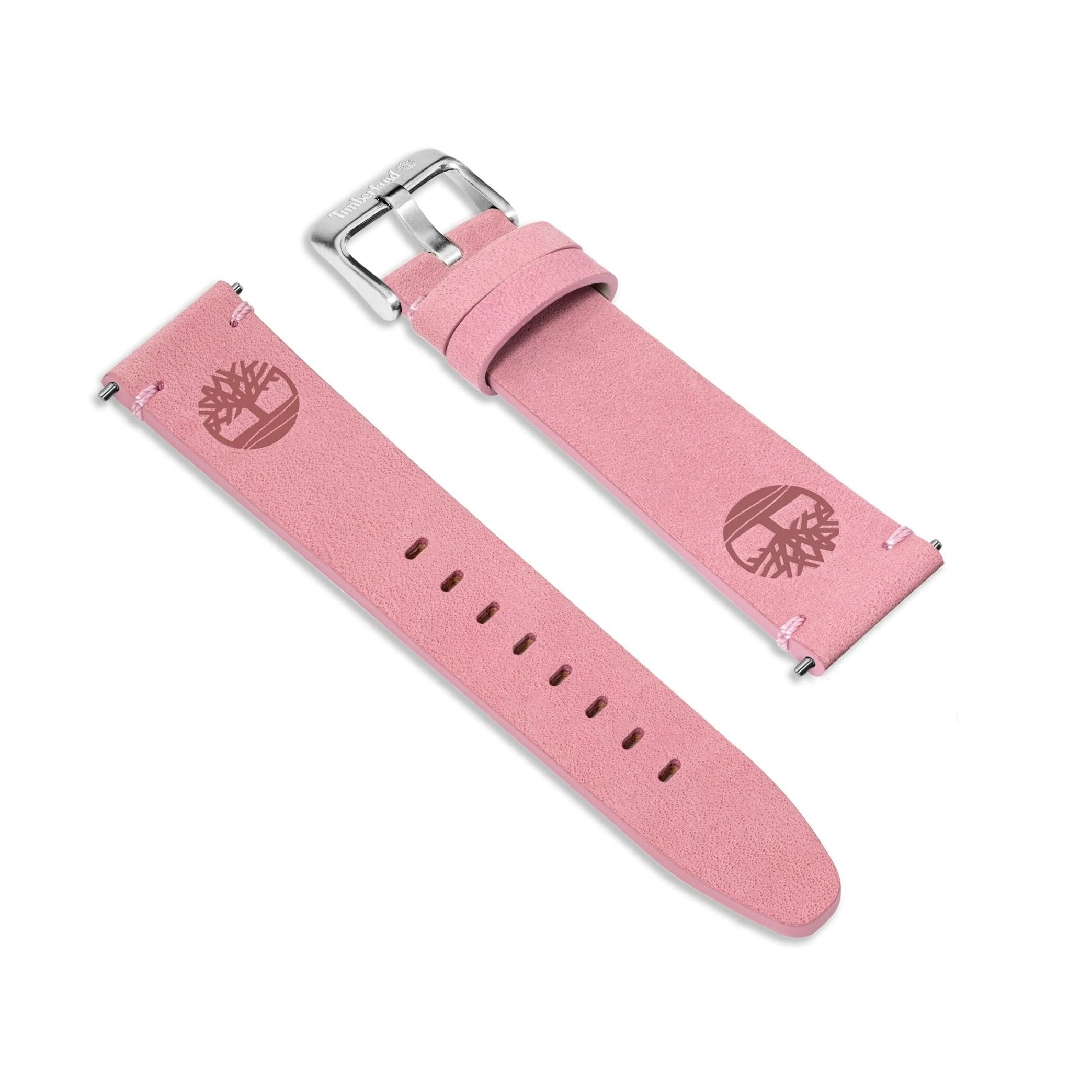 Timberland Leather Watch Strap For Unisex Adult 20mm Width - Tdoul0000215 (Ashby Pink - 100mm Length) (B0BBDJQQFL) Amazon Price History, Amazon Price Tracker