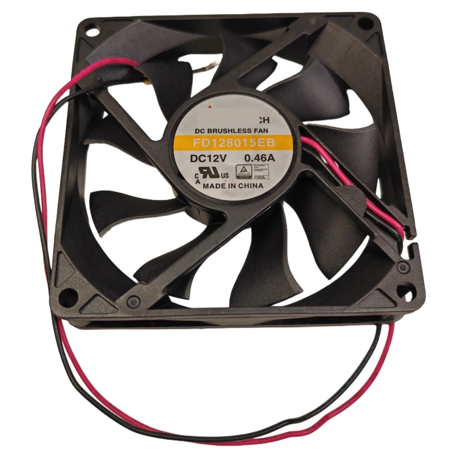 per YS per Tech FD128015EB 80x80x15mm 12V 0,47A Ventola di Raffreddamento silenziosa con Doppio Cuscinetto a Sfere 33,7CFM 3150RPM