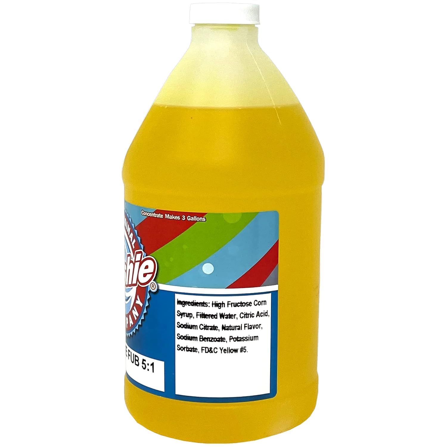 The Original Slushie Company, Lemonade Frozen Uncarbonated Syrup, 64 Ounce Bottle