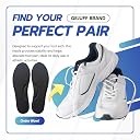 GEJUFF Shoes Sole for Flat Foot | Memory Foam Insole | Arc Support Shoe Inner Pads for Sports and Men | Heel Pad for Comfort and Support (10) gallery image