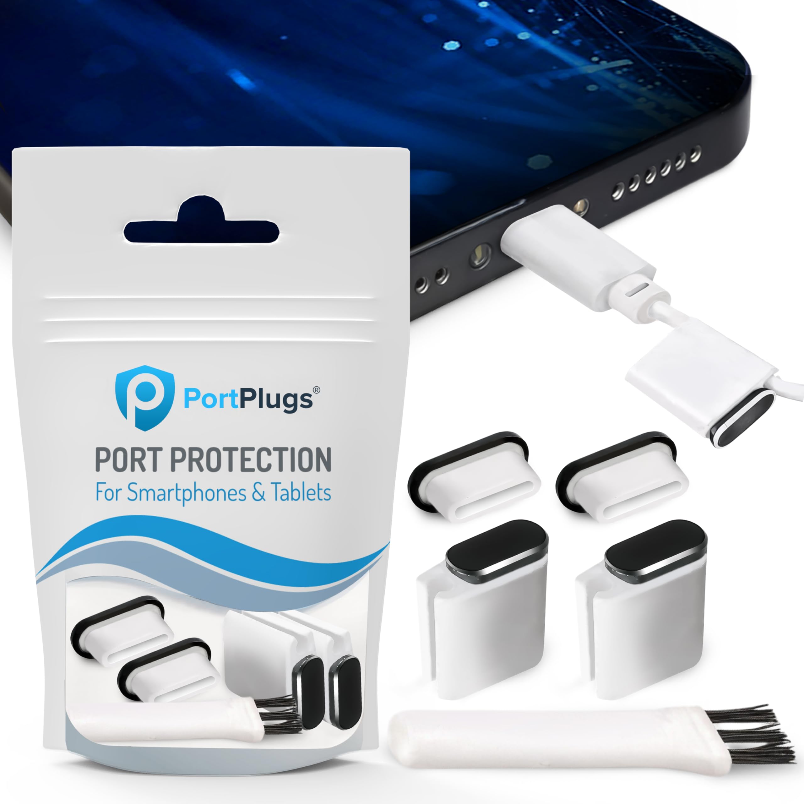Pack De 15 Tapones Antipolvo USB-C – Compatible Con IPhone 16/15 Pro, Tablets Y Más – 3 Colores – Protección Contra Suciedad Y Líquidos